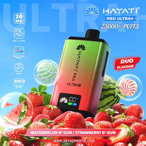 Hayati Pro Ultra Plus 25000 Puffs Prefilled Kit - Box of 5