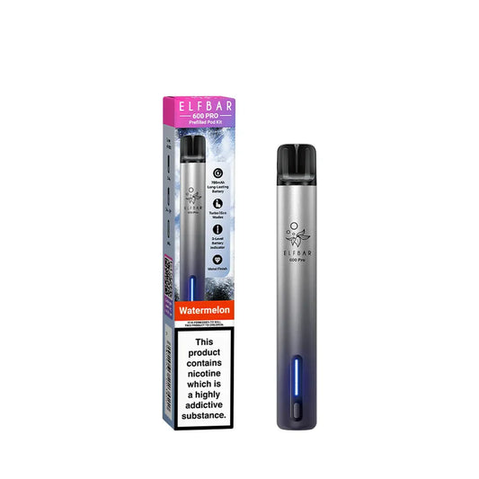 Elf Bar 600 Pro Prefilled Pod Kit - Box of 10