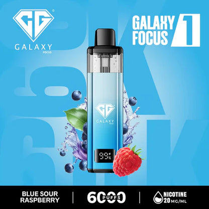 Crystal Galaxy Focus1 6k Puffs Prefilled Pod Kit - Box of 5