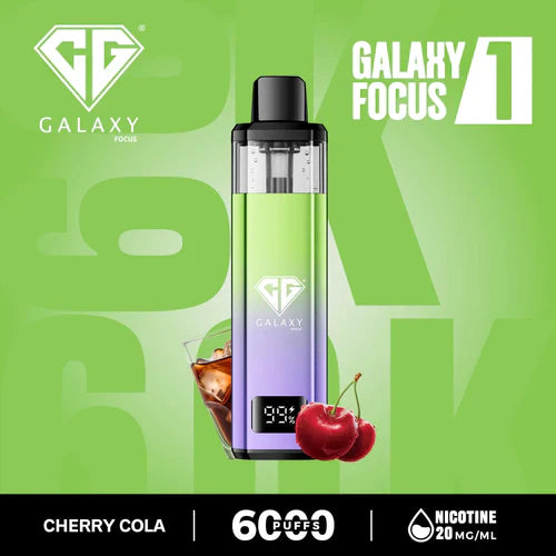 Crystal Galaxy Focus1 6k Puffs Prefilled Pod Kit - Box of 5