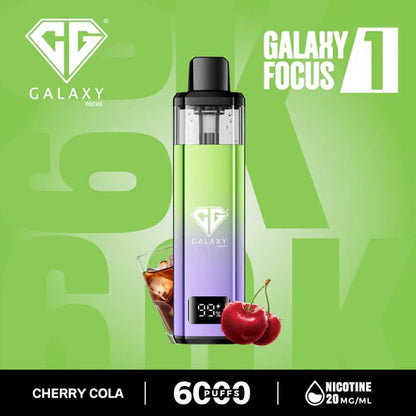 Crystal Galaxy Focus1 6k Puffs Prefilled Pod Kit - Box of 5