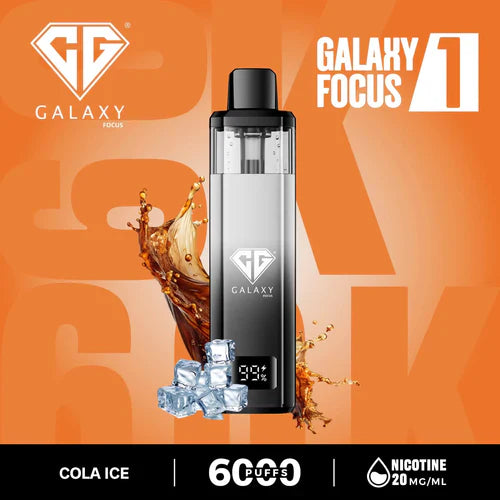 Crystal Galaxy Focus1 6k Puffs Prefilled Pod Kit - Box of 5