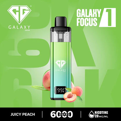 Crystal Galaxy Focus1 6k Puffs Prefilled Pod Kit - Box of 5