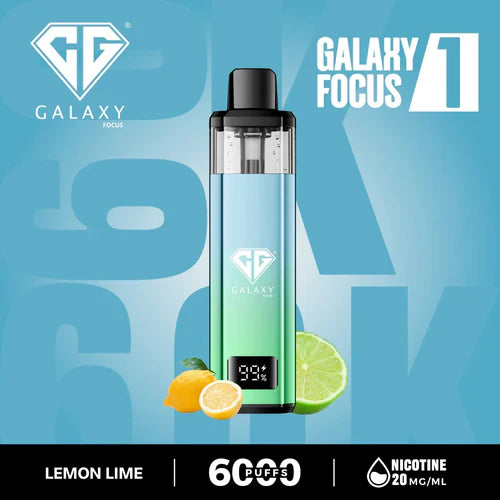 Crystal Galaxy Focus1 6k Puffs Prefilled Pod Kit - Box of 5