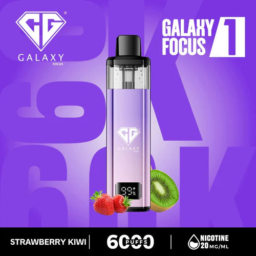 Crystal Galaxy Focus1 6k Puffs Prefilled Pod Kit - Box of 5