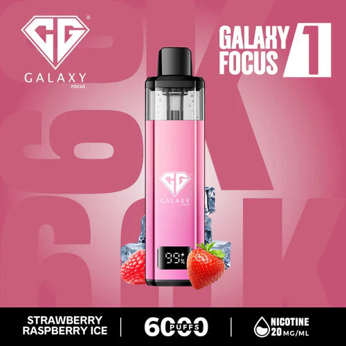 Crystal Galaxy Focus1 6k Puffs Prefilled Pod Kit - Box of 5