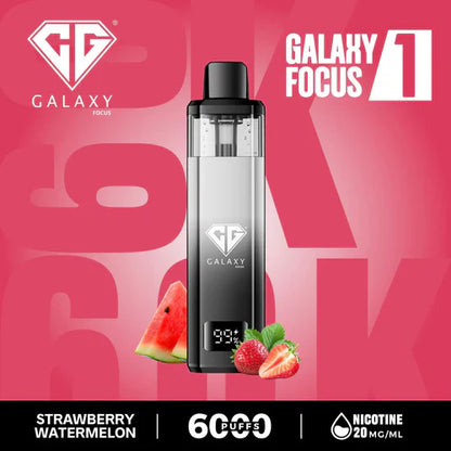 Crystal Galaxy Focus1 6k Puffs Prefilled Pod Kit - Box of 5