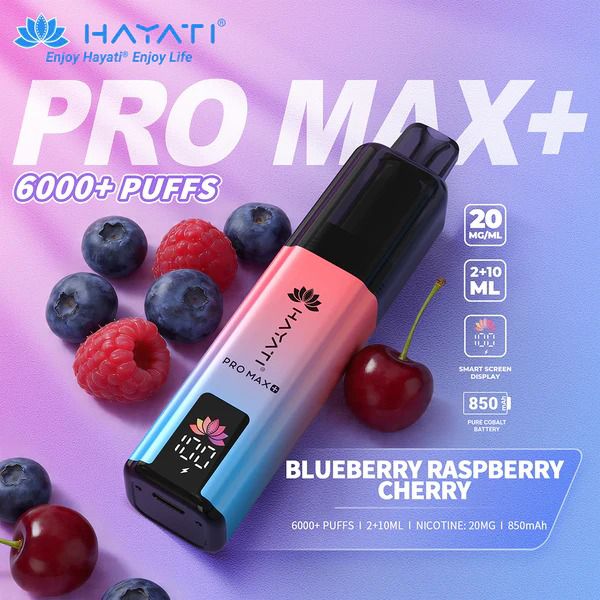 Hayati Pro Max+ 6000 Puffs Prefilled Kit - Box of 5 | Wholesale UK