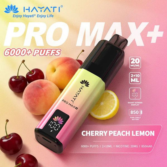 Hayati Pro Max+ 6000 Puffs Prefilled Kit - Box of 5 - Image 2 | Wholesale UK