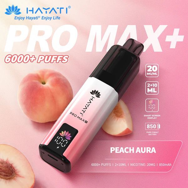Hayati Pro Max+ 6000 Puffs Prefilled Kit - Box of 5 - Image 4 | Wholesale UK