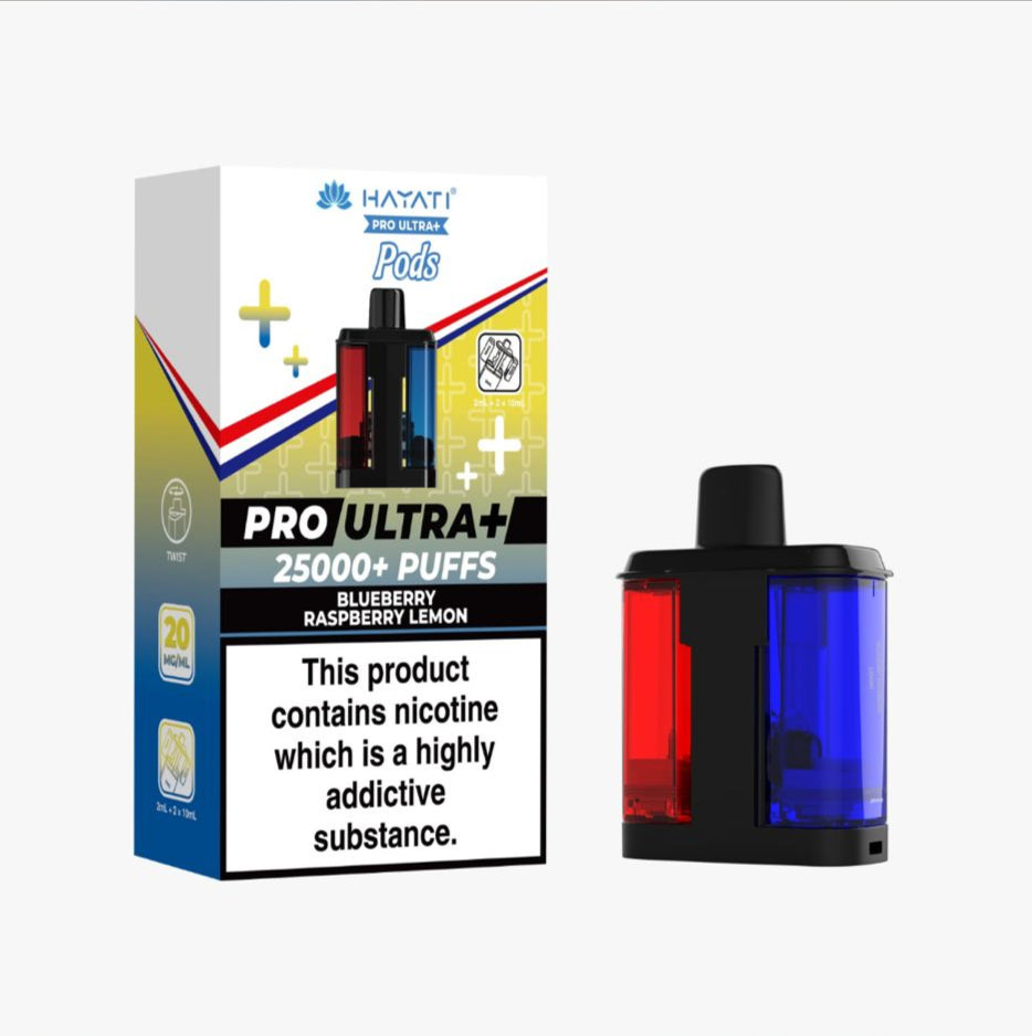Hayati Pro Ultra Plus 25k Prefilled Pods - Box of 5