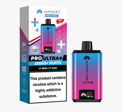 Hayati Pro Ultra Plus 25000 Puffs Prefilled Kit - Box of 5