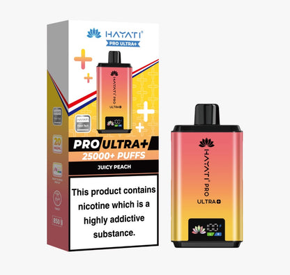 Hayati Pro Ultra Plus 25000 Puffs Prefilled Kit - Box of 5