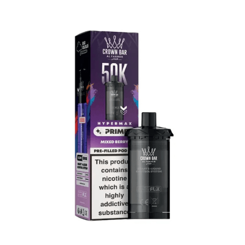 Al Fakher Crown Bar 50K Hypermax Prime Prefilled Pods - Vapewholesalesupplier