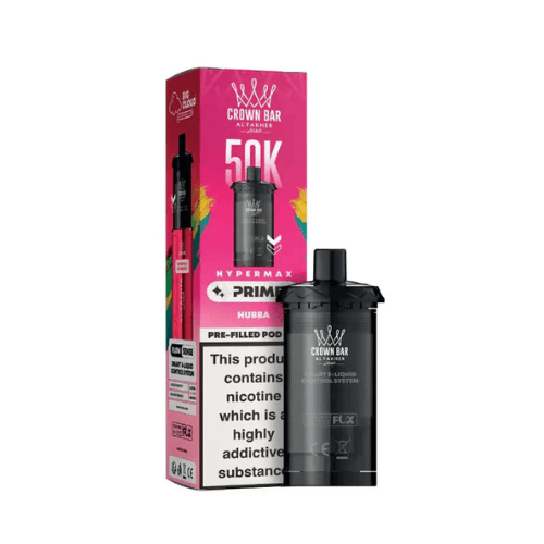 Al Fakher Crown Bar 50K Hypermax Prime Prefilled Pods - Vapewholesalesupplier