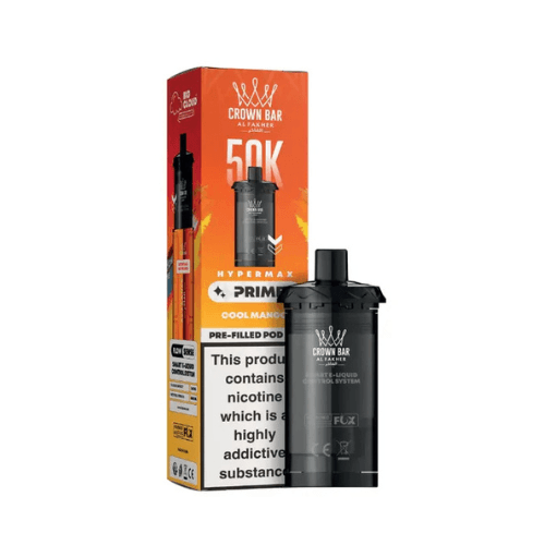 Al Fakher Crown Bar 50K Hypermax Prime Prefilled Pods - Vapewholesalesupplier