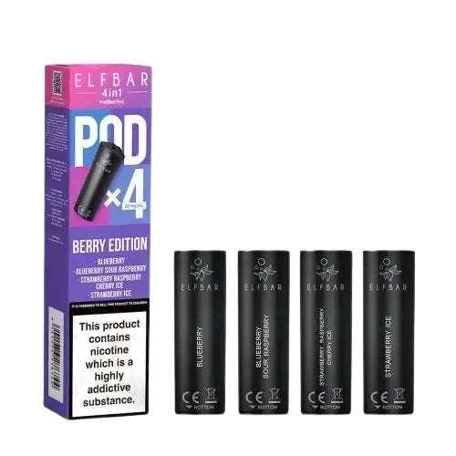 Elf Bar 4-in-1 3200 Prefilled Pods - Box of 10