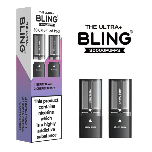 The Bling Ultra Plus 30K Refill Pods - Box Of 5
