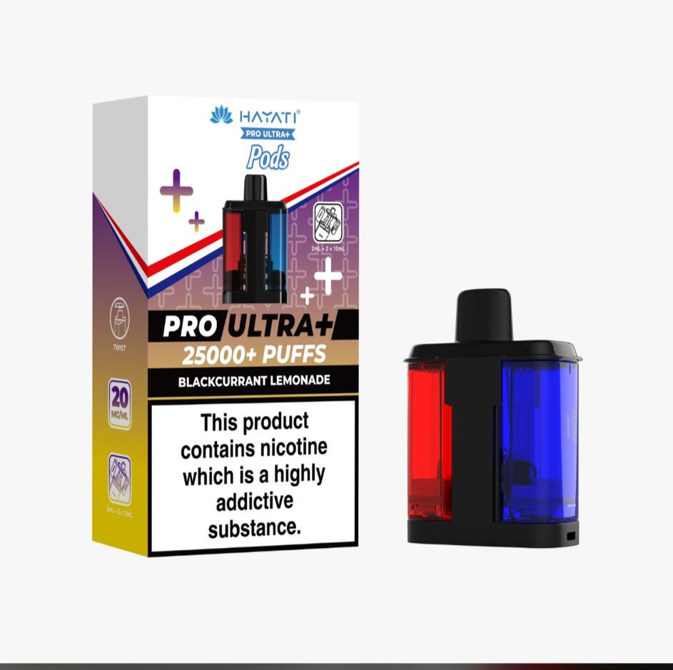 Hayati Pro Ultra Plus 25k Prefilled Pods - Box of 5