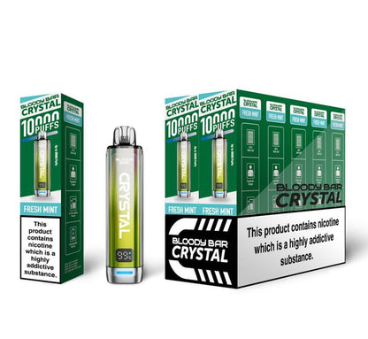 Bloody Bar Crystal 10k Puffs Prefilled Vape Kit - Pack of 5