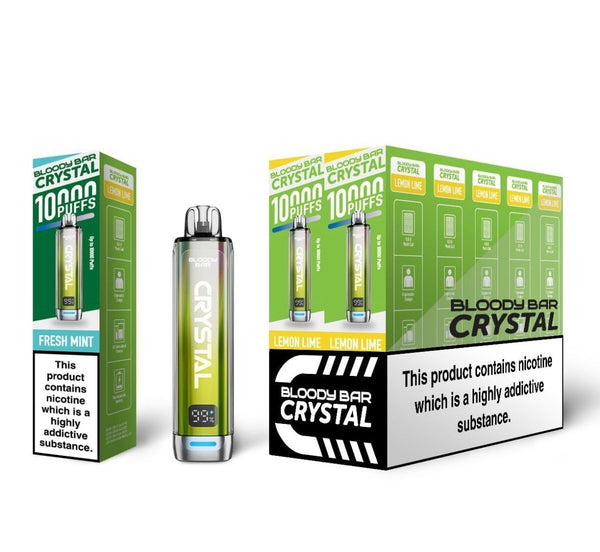 Bloody Bar Crystal 10k Puffs Prefilled Vape Kit - Pack of 5