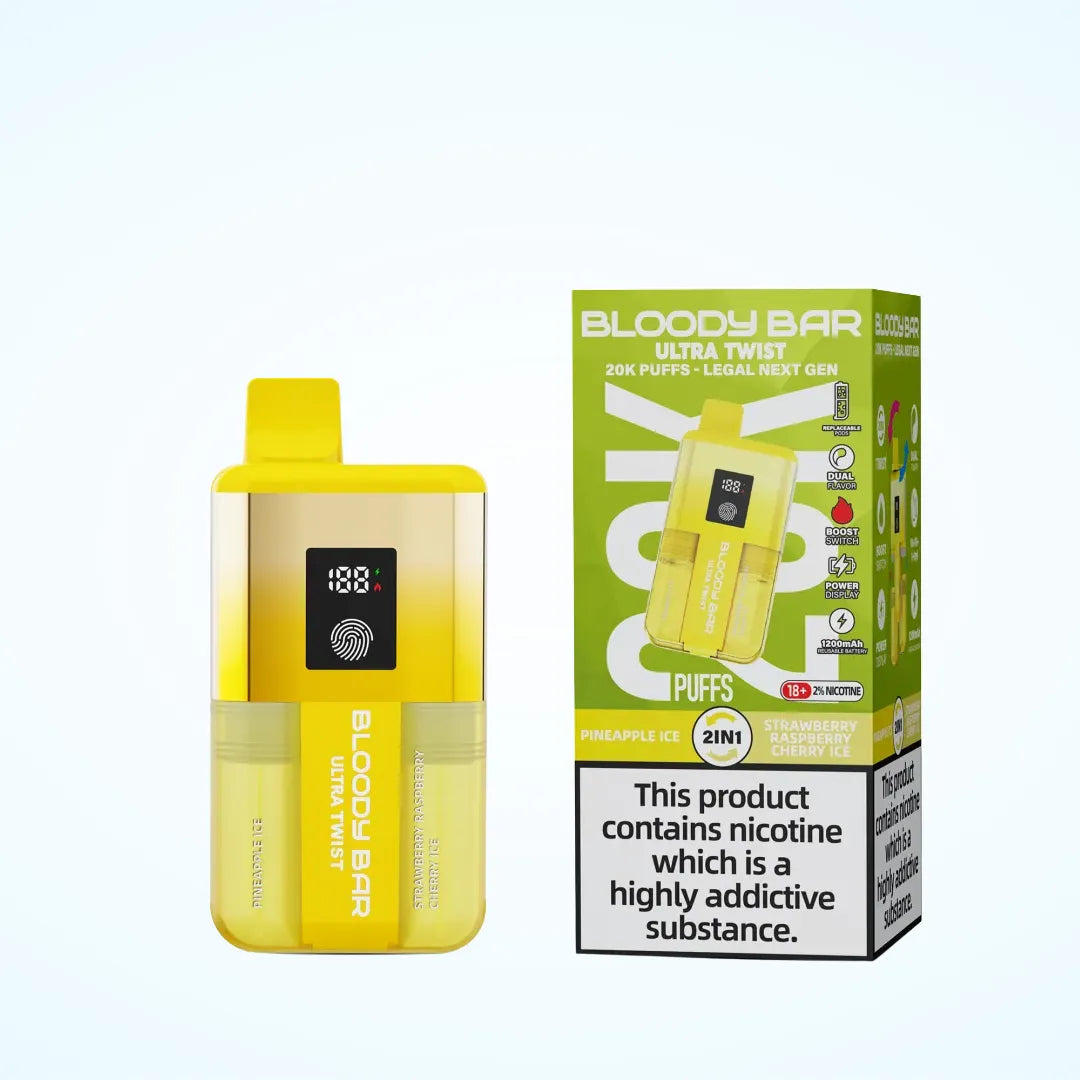 Bloody Bar 20K Puff Ultra Twist Prefilled Pod Kit - Box of 5