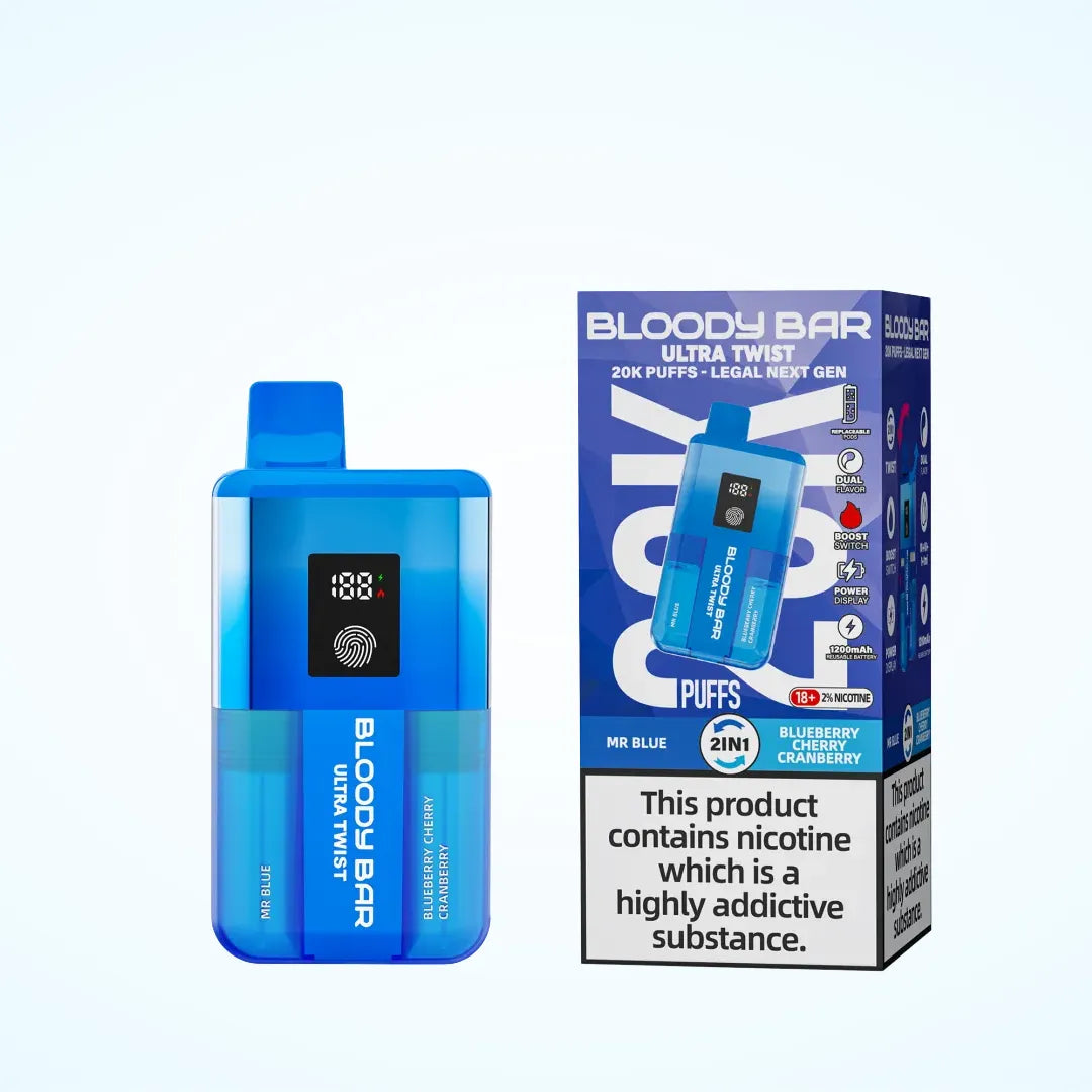 Bloody Bar 20K Puff Ultra Twist Prefilled Pod Kit - Box of 5