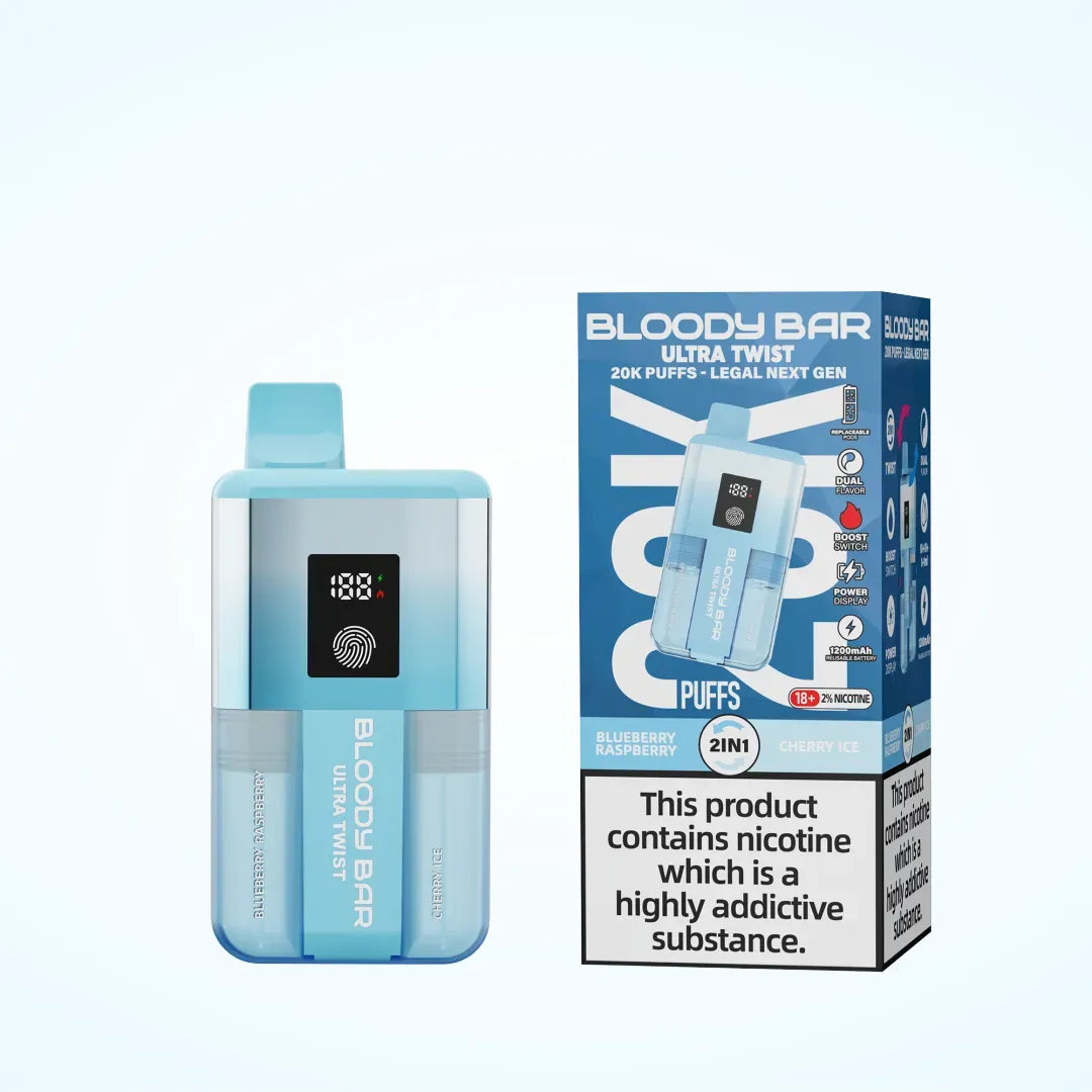 Bloody Bar 20K Puff Ultra Twist Prefilled Pod Kit - Box of 5
