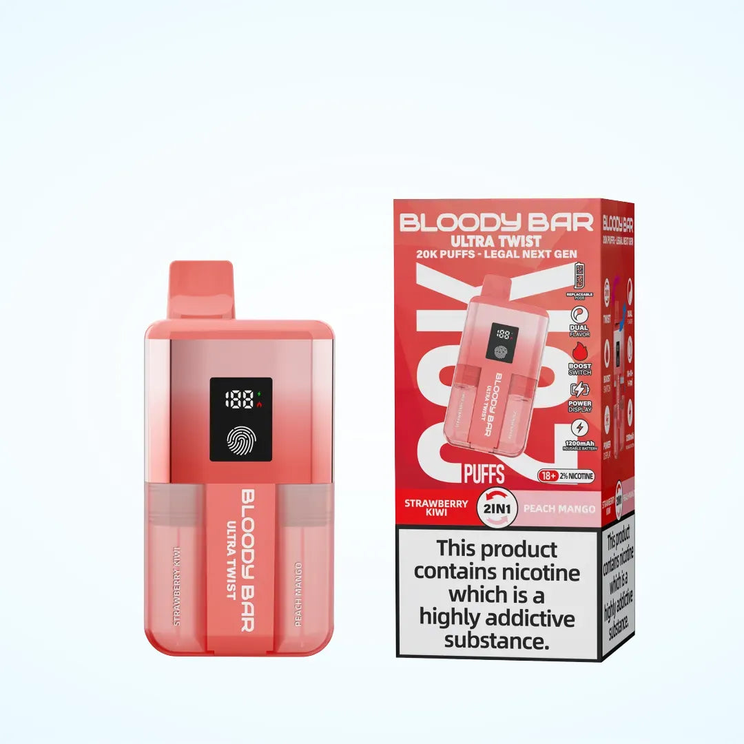 Bloody Bar 20K Puff Ultra Twist Prefilled Pod Kit - Box of 5