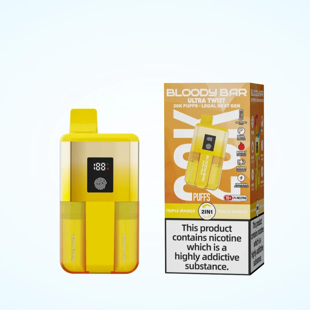 Bloody Bar 20K Puff Ultra Twist Prefilled Pod Kit - Box of 5