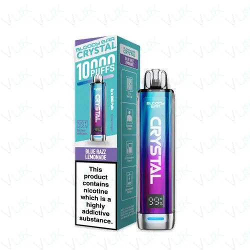 Bloody Bar Crystal 10K Prefilled Pod Kit Bundle - Blue Razz Lemonade | Wholesale UK