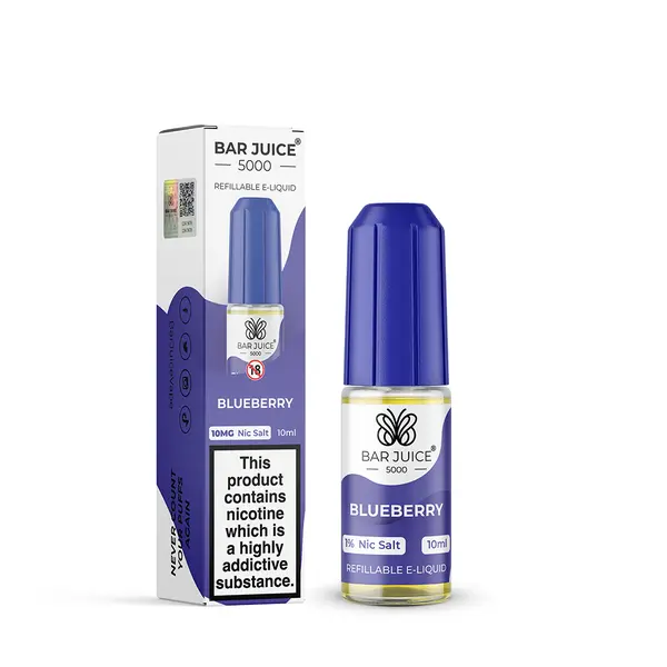 Bar Juice 5000 10ml Nic Salts E-liquids - Box of 10