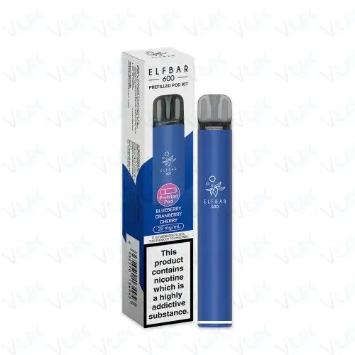 Elf Bar 600 Prefilled Pod Kit - Box of 10