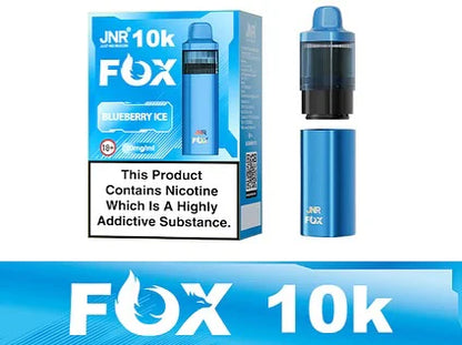 JNR Fox 10K Puffs Prefilled Pod Kit - Box Of 5