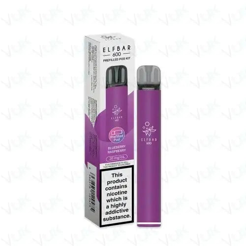 Elf Bar 600 Prefilled Pod Kit - Box of 10