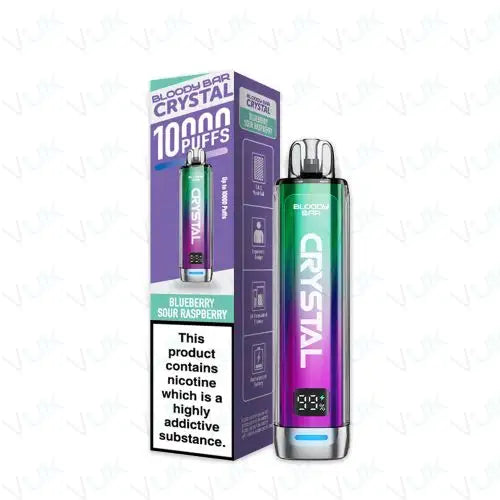 Bloody Bar Crystal 10K Prefilled Pod Kit Bundle - Blueberry Sour Raspberry | Wholesale UK