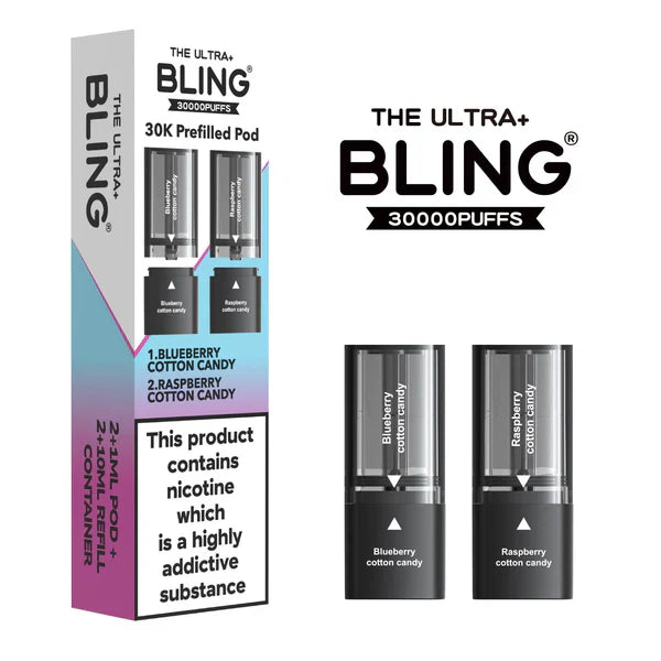 The Bling Ultra Plus 30K Refill Pods - Box Of 5