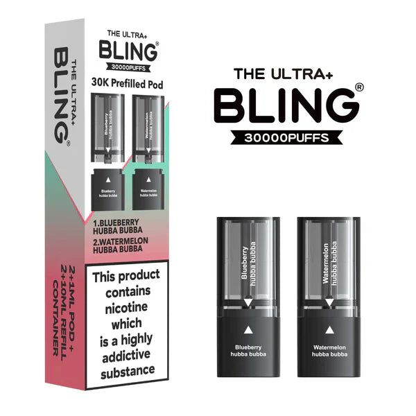 The Bling Ultra Plus 30K Refill Pods - Box Of 5
