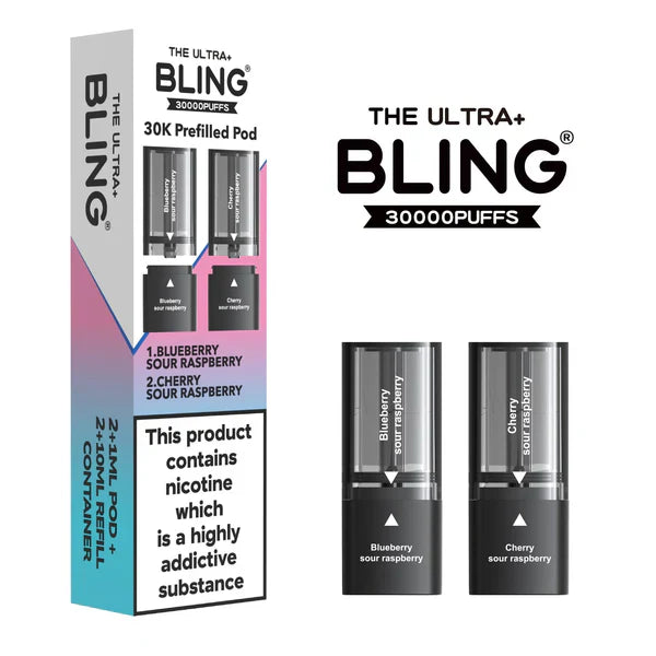The Bling Ultra Plus 30K Refill Pods - Box Of 5