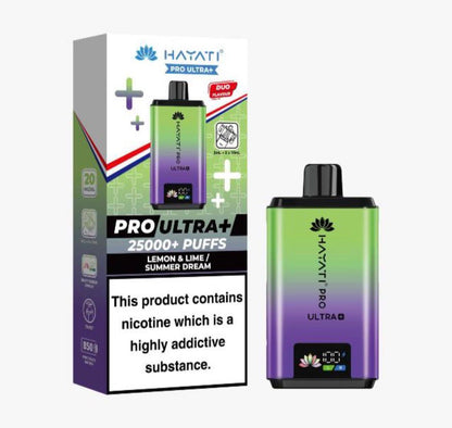Hayati Pro Ultra Plus 25000 Puffs Prefilled Kit - Box of 5