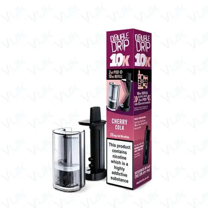 Double Drip 10K Prefilled Pod + Refill Container - Box Of 5