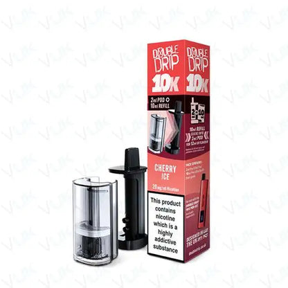 Double Drip 10K Prefilled Pod + Refill Container - Box Of 5