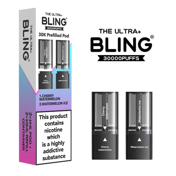 The Bling Ultra Plus 30K Refill Pods - Box Of 5