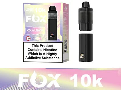 JNR Fox 10K Puffs Prefilled Pod Kit - Box Of 5