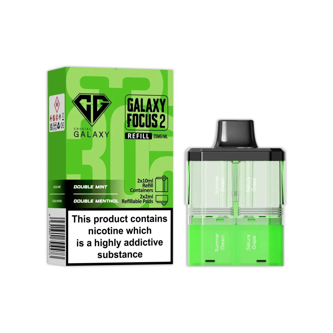 Crystal Galaxy Focus 2 30K Prefilled Pods Box of 5