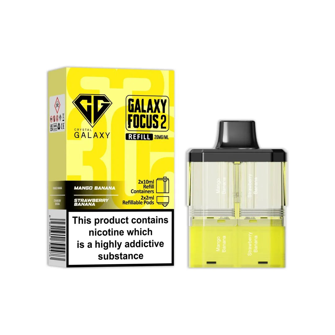Crystal Galaxy Focus 2 30K Prefilled Pods Box of 5