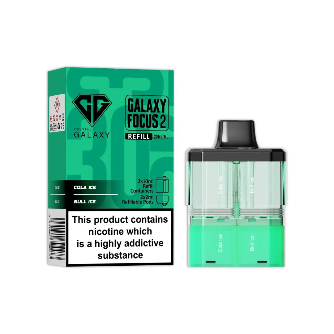 Crystal Galaxy Focus 2 30K Prefilled Pods Box of 5