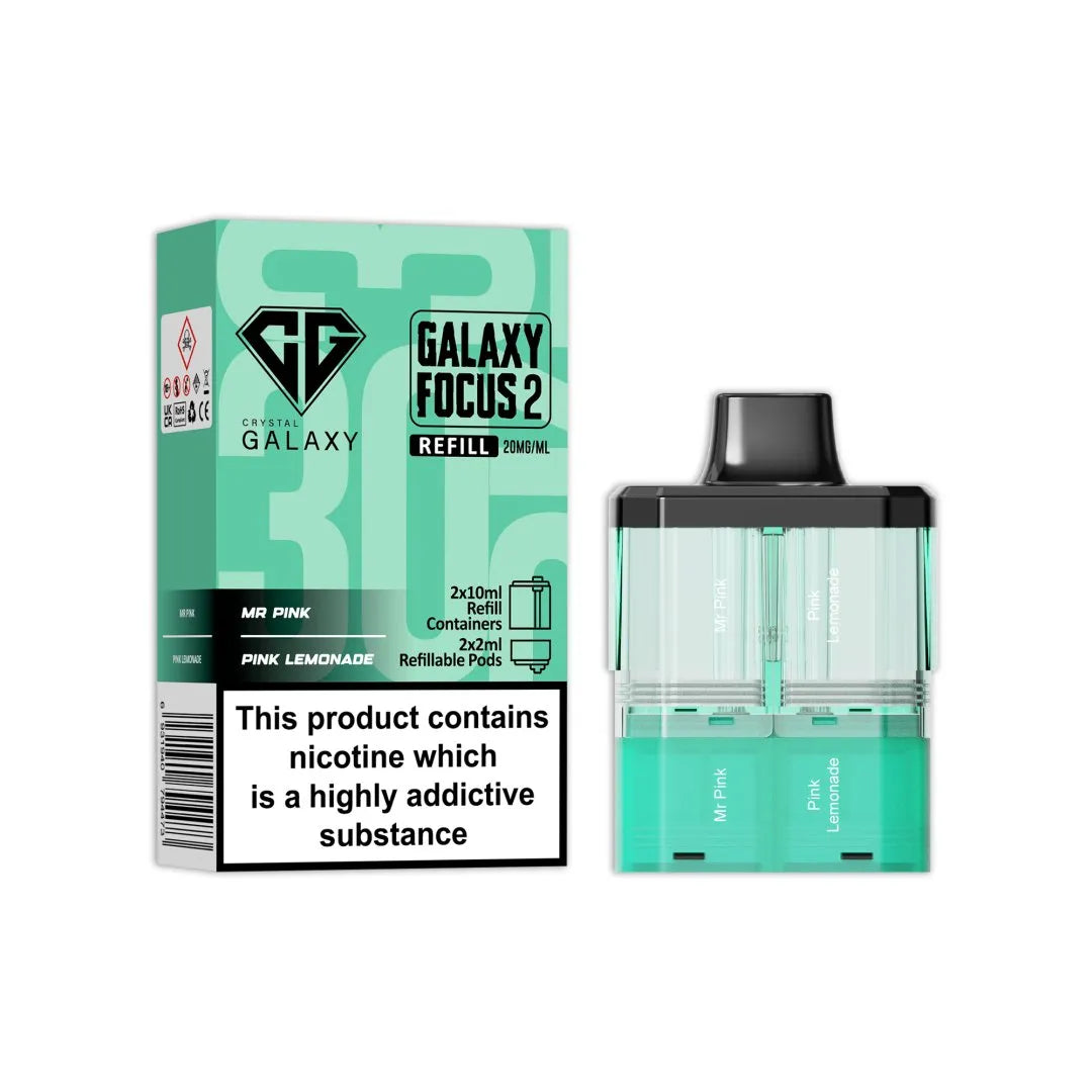 Crystal Galaxy Focus 2 30K Prefilled Pods Box of 5