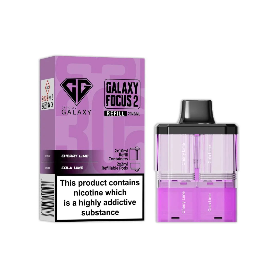 Crystal Galaxy Focus 2 30K Prefilled Pods Box of 5