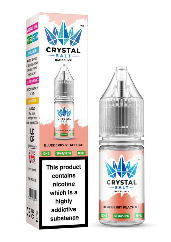 Crystal Nic Salt 10ml E-liquids  - Box of 10